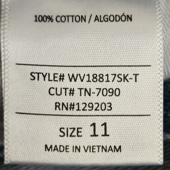 Cello Mid Waisted Wide Leg Skater Light Wash Jeans Size 11 NWT - Picture 11 of 12